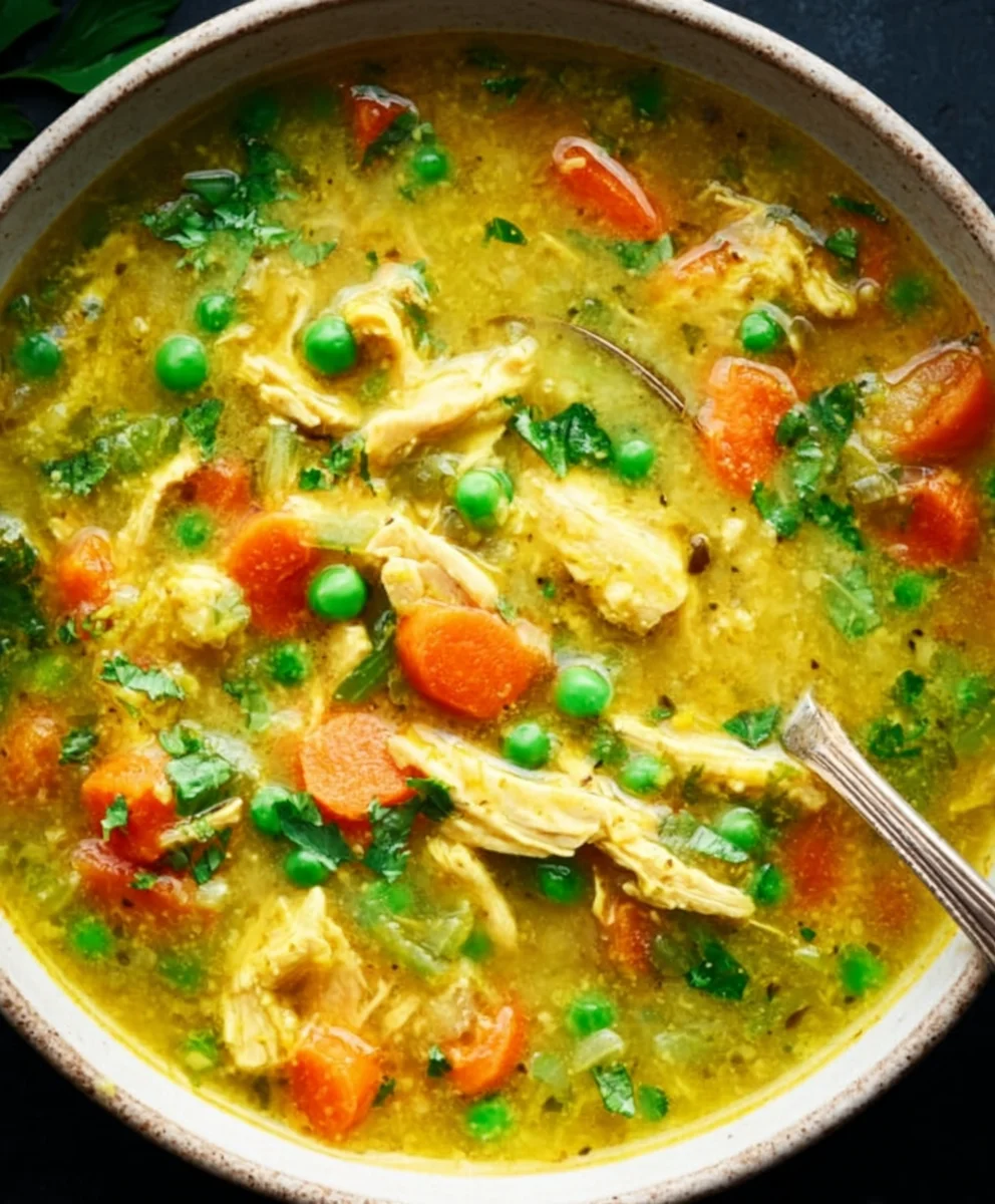 Anti-Inflammatory Turmeric Chicken Soup Recipe