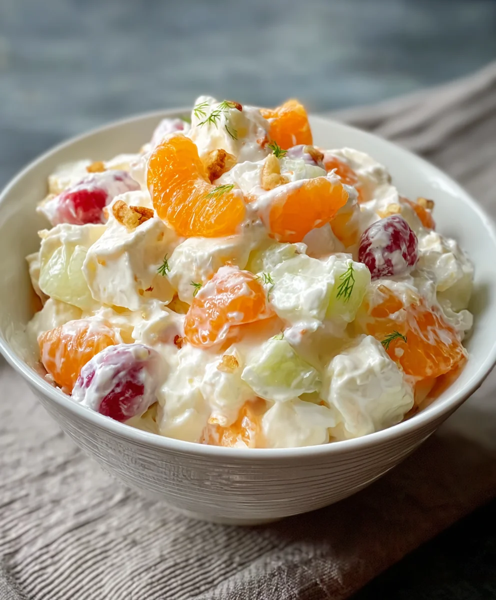Classic Ambrosia Salad-A Nostalgic Fruit Salad Delight