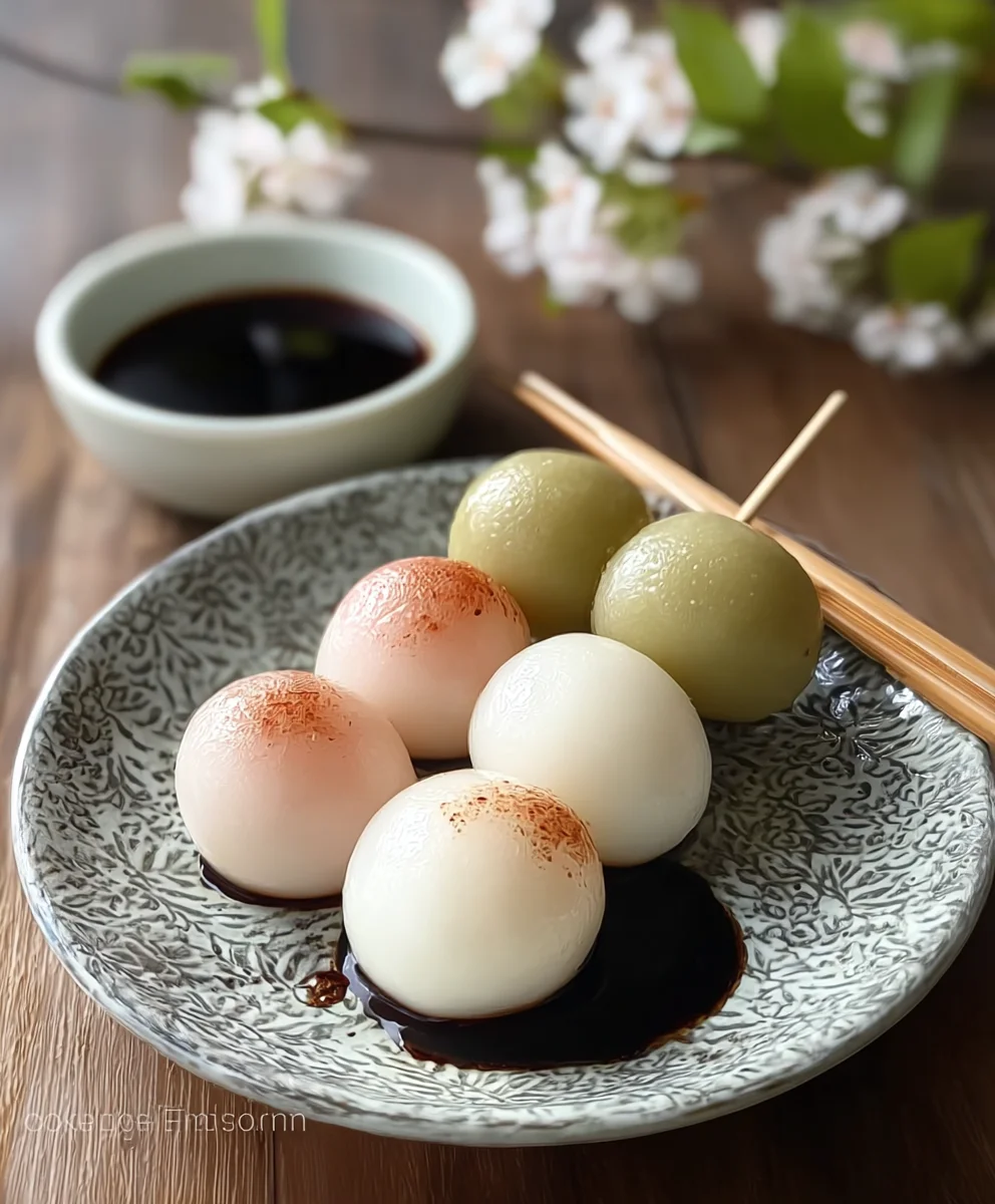Hanami Dango Recipe - Delicious Japanese Sweet Skewers