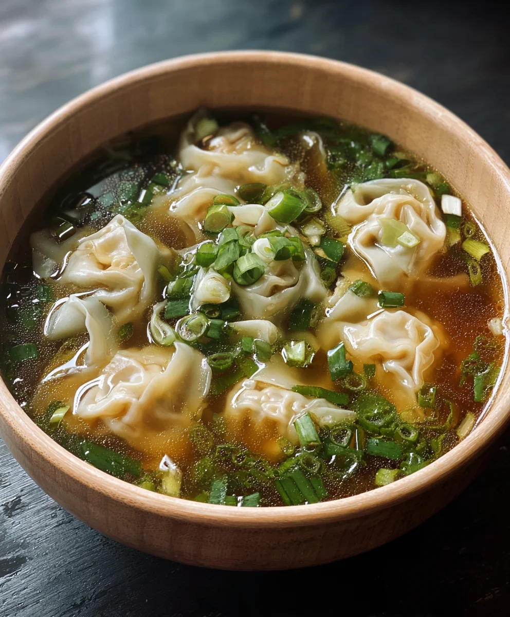 Easy Wonton Soup Recipe - Flavorful & Comforting