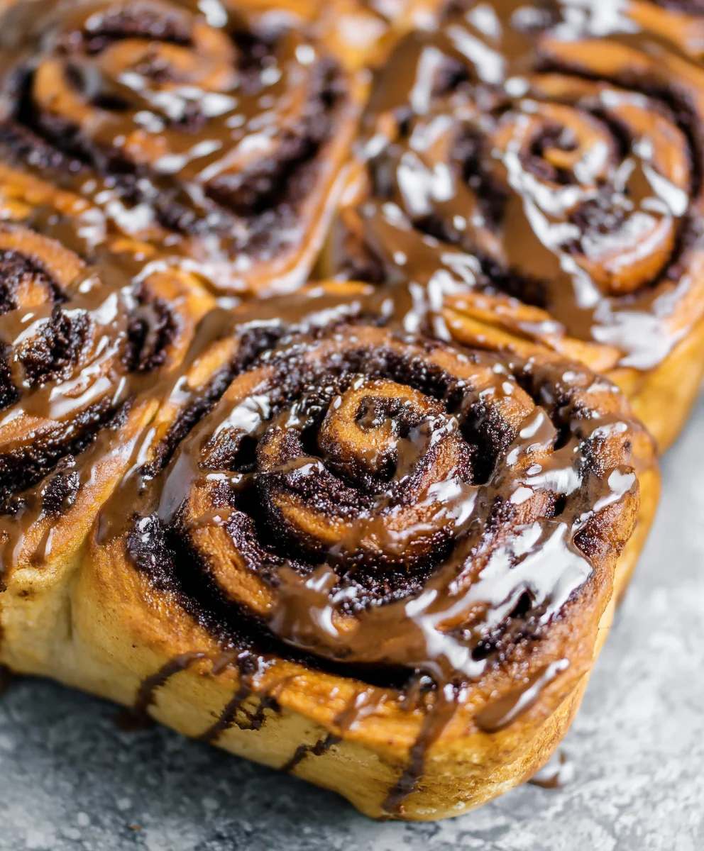 Decadent Chocolate Cinnamon Rolls-Easy Homemade Treat
