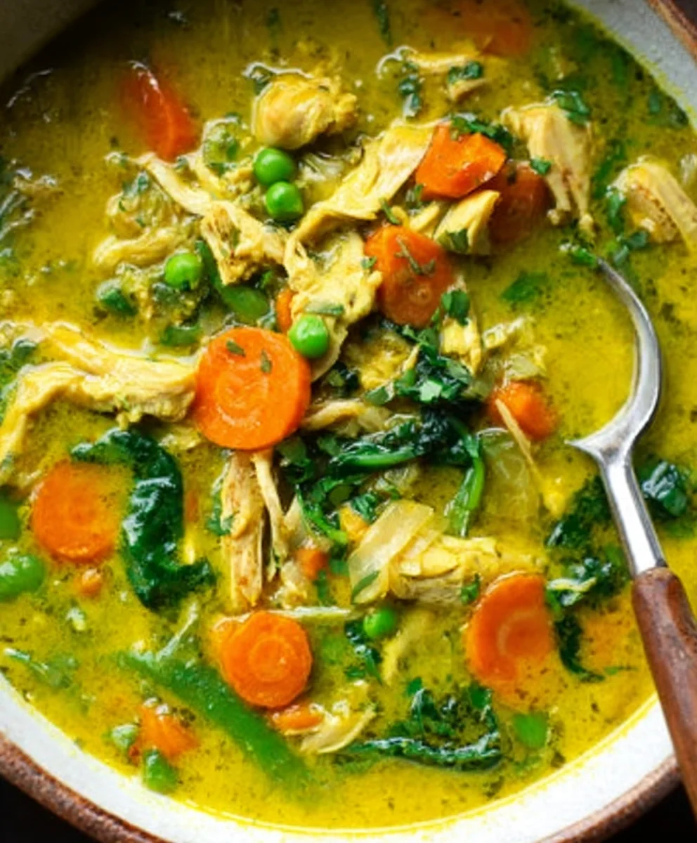Anti-Inflammatory Turmeric Chicken Soup Recipe