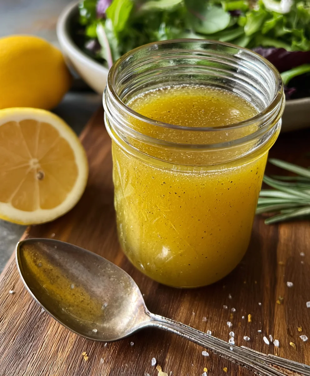 Easy Lemon Vinaigrette Dressing Recipe