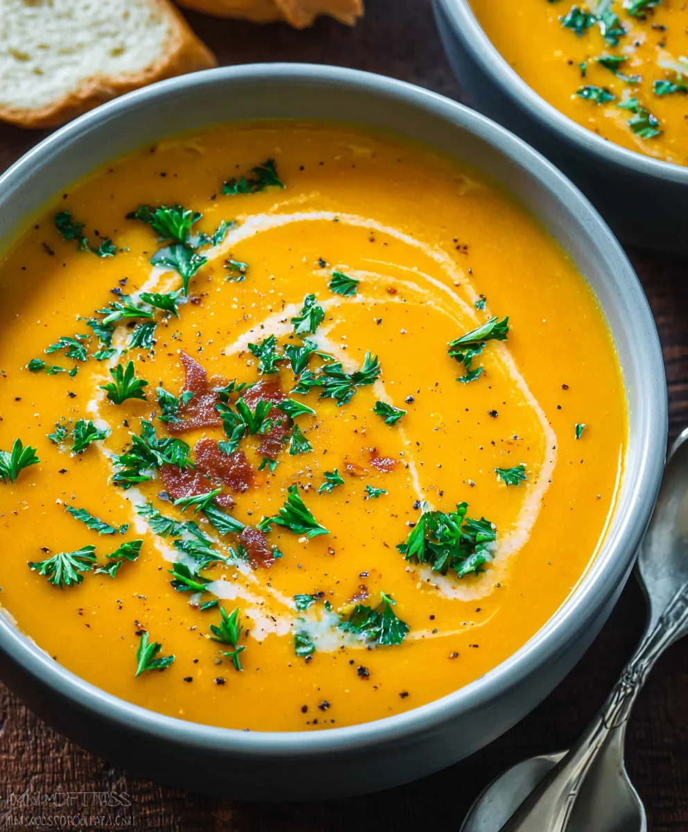 Creamy Carrot Soup Recipe-Velvety Smooth Delight