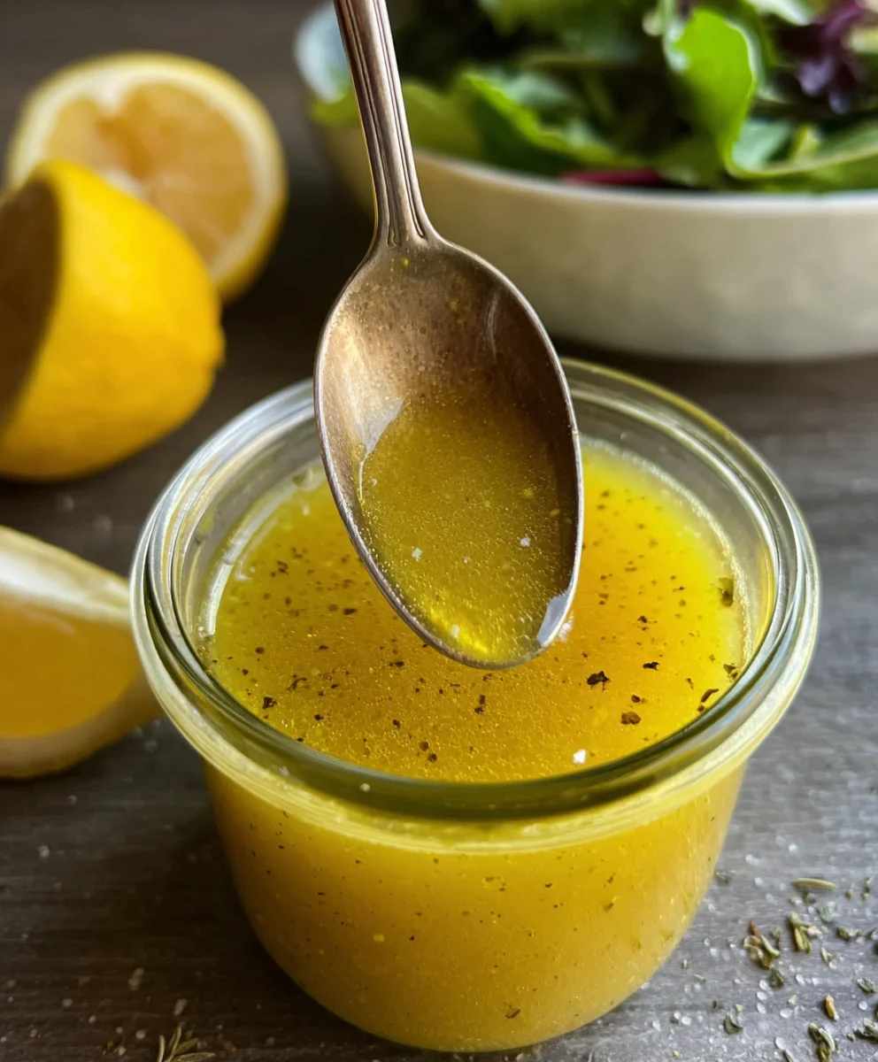 Easy Lemon Vinaigrette Dressing Recipe