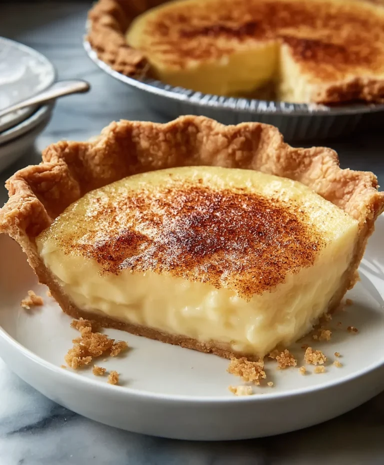 Classic Sugar Cream Pie Recipe- Easy & Delicious