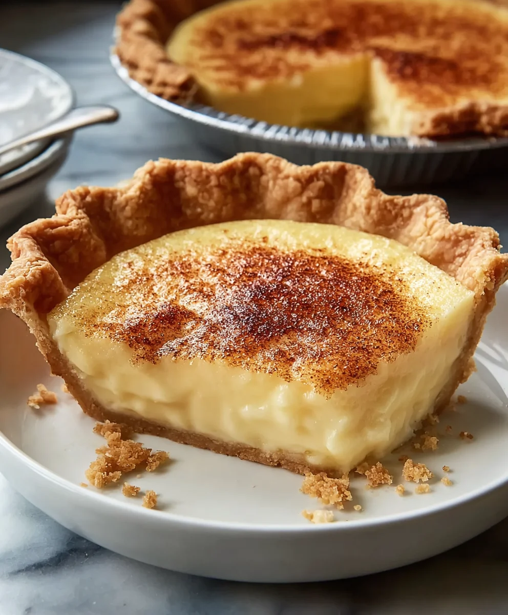 Classic Sugar Cream Pie Recipe- Easy & Delicious