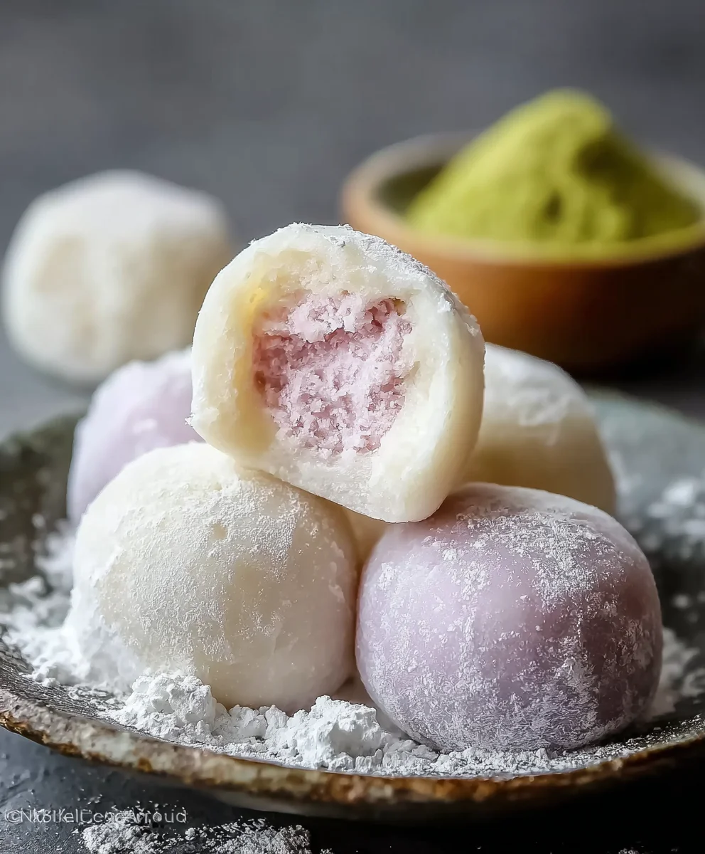 Chewy Mochi Ice Cream- Homemade Delight