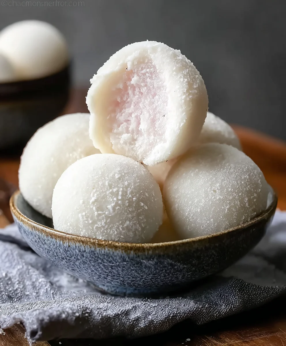 Chewy Mochi Ice Cream- Homemade Delight