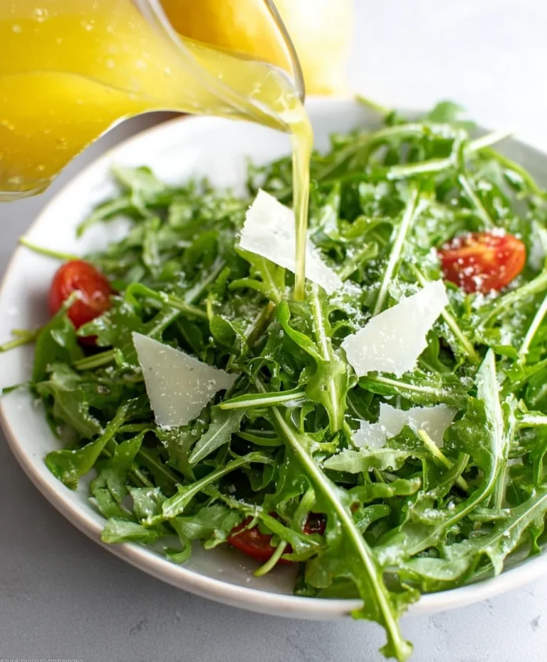 Zesty Arugula Salad – Simple Fresh Flavor