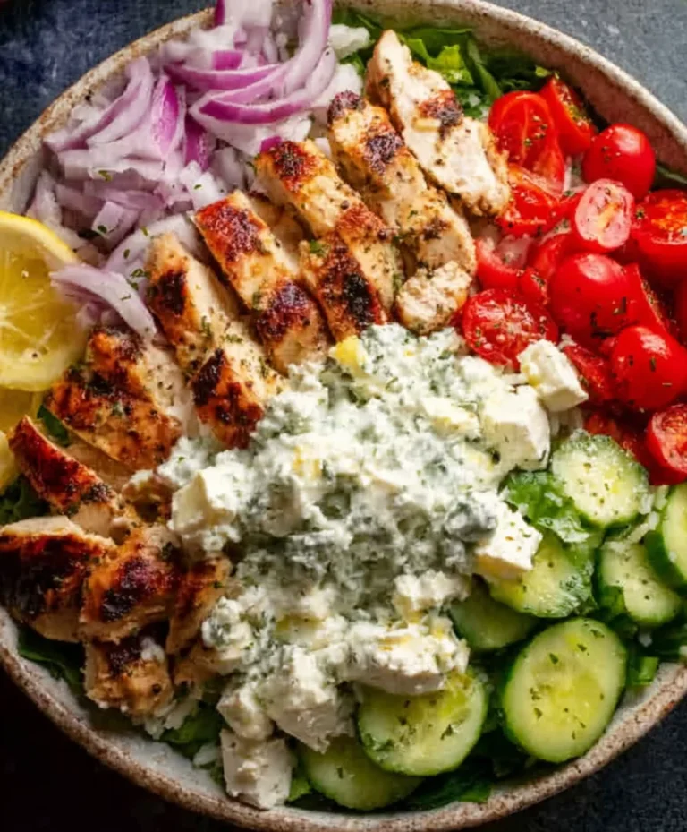 Easy Greek Chicken Bowls- Flavorful & Fresh Meal