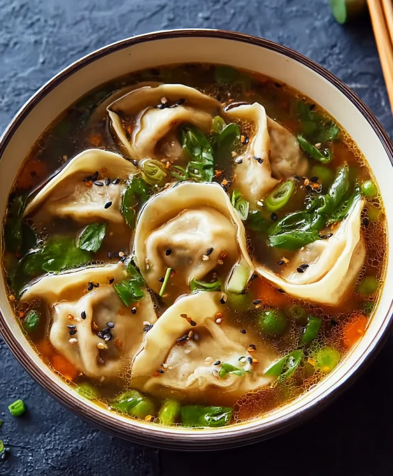 Potsticker Soup – Easy Comfort Food Recipe