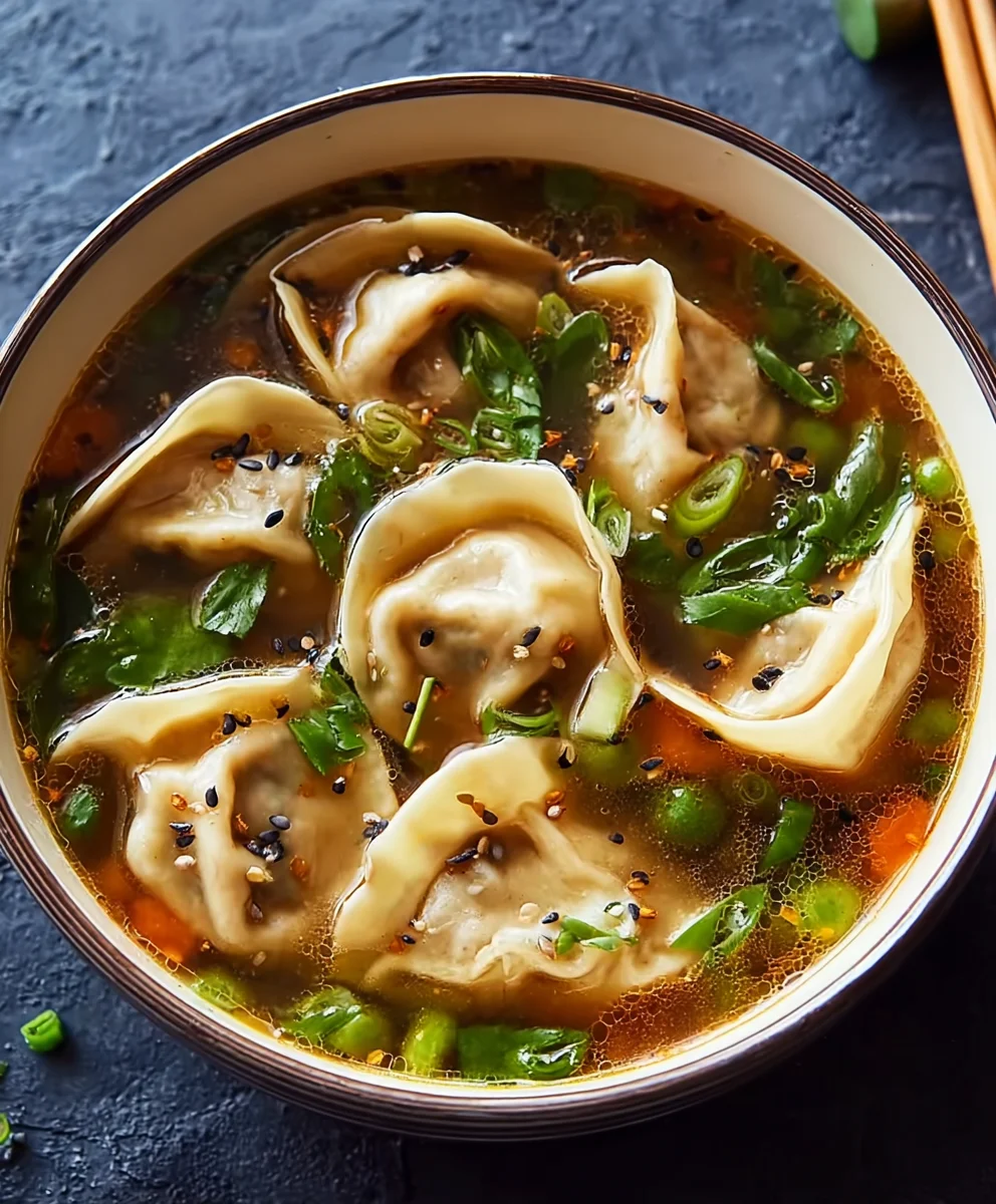 Potsticker Soup - Easy Comfort Food Recipe
