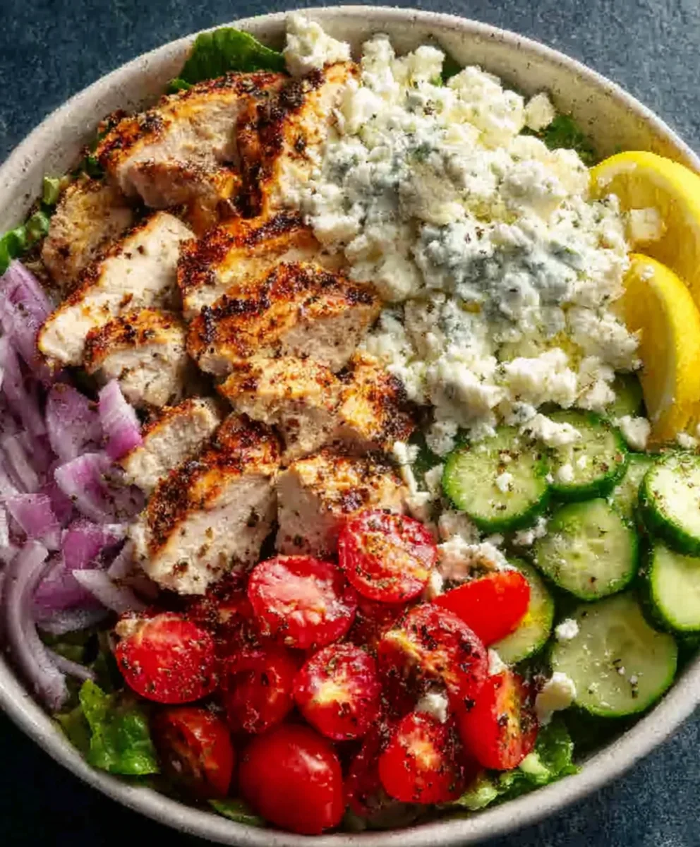 Easy Greek Chicken Bowls- Flavorful & Fresh Meal