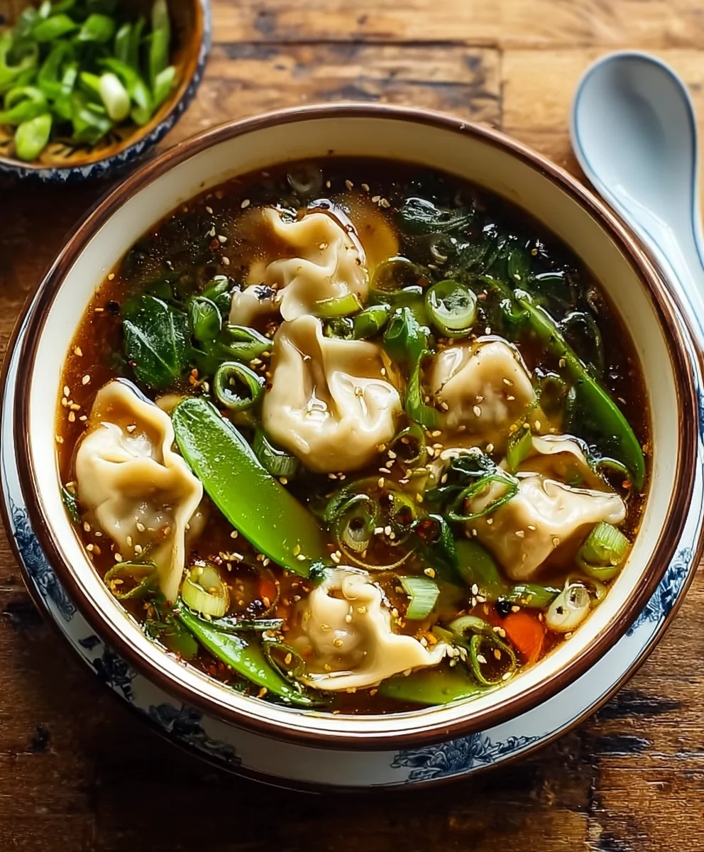 Potsticker Soup - Easy Comfort Food Recipe