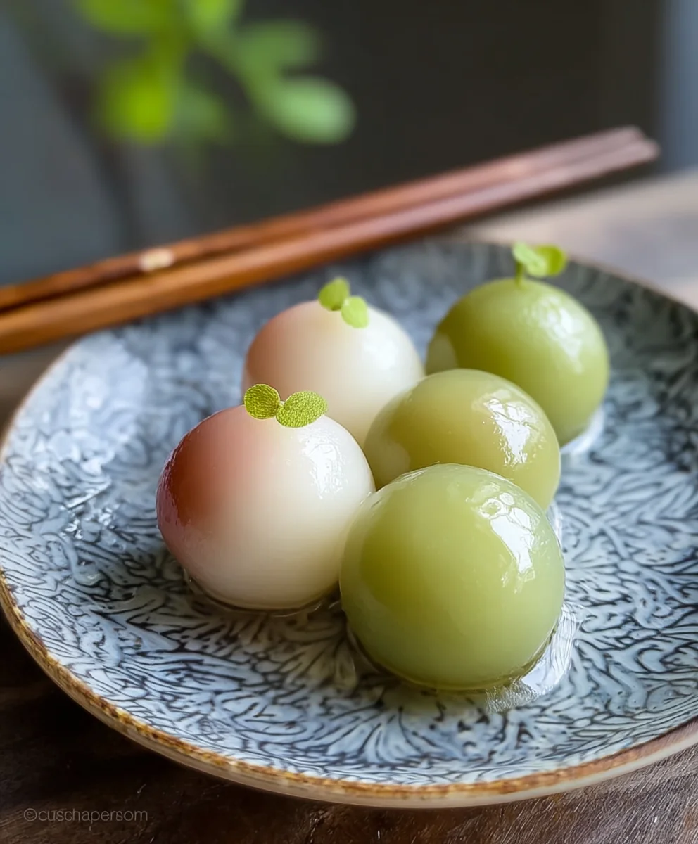 Hanami Dango Recipe - Delicious Japanese Sweet Skewers