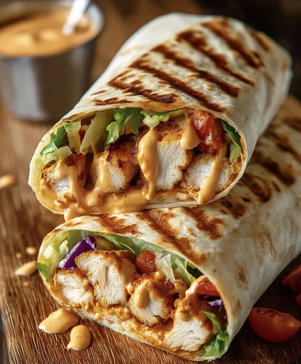 Spicy Chipotle Ranch Chicken Burrito Recipe