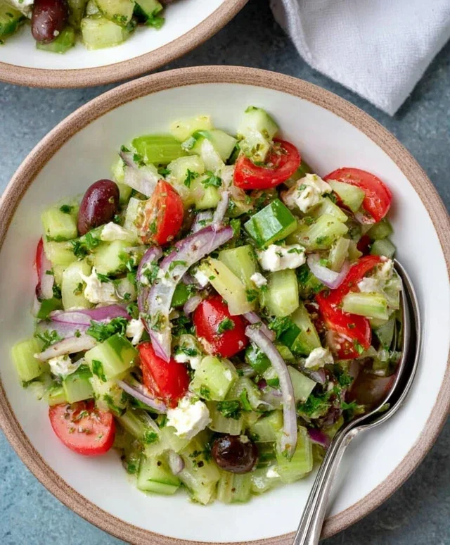 Mediterranean Celery Salad