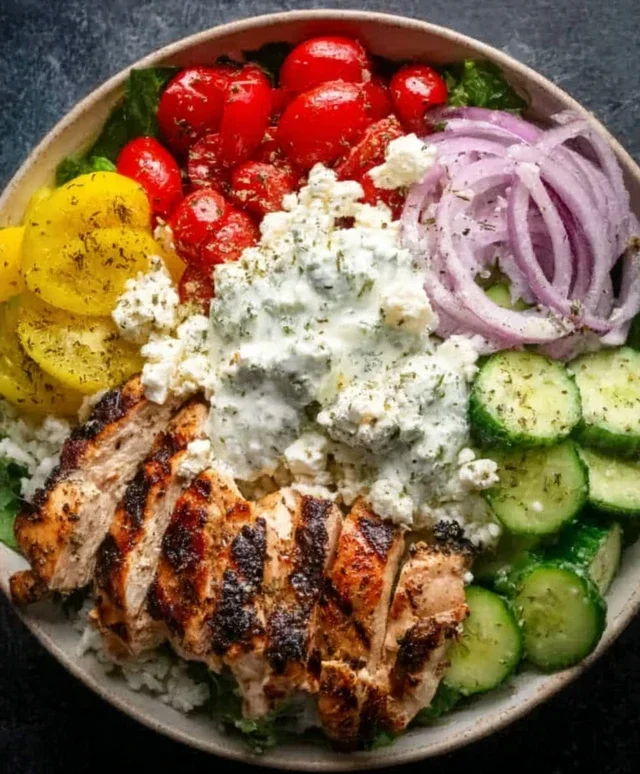 Greek Chicken Bowls