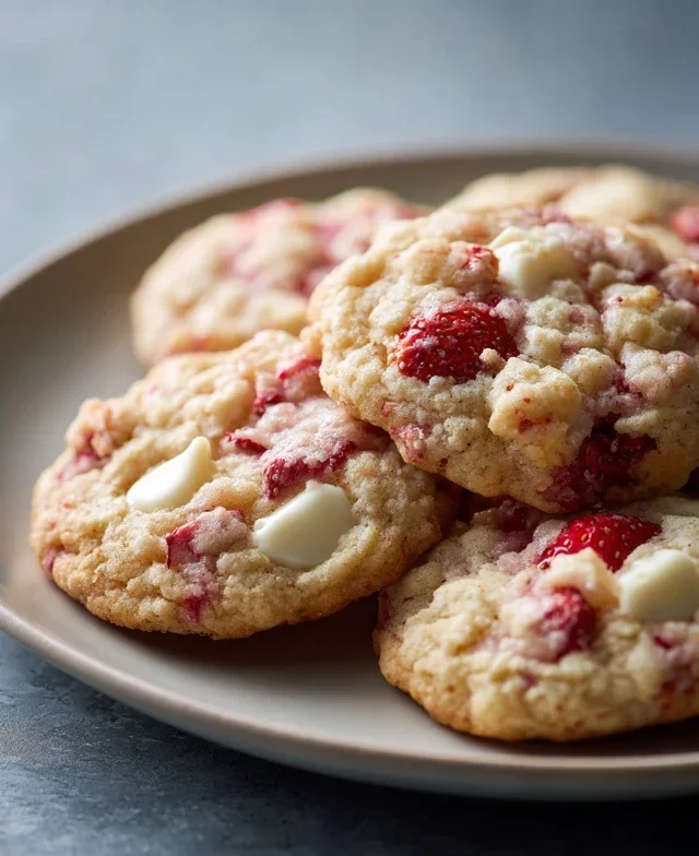 Strawberry Flaky Puffs