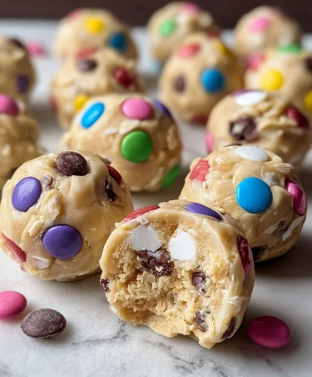 Easter Egg Cookie Dough Bites