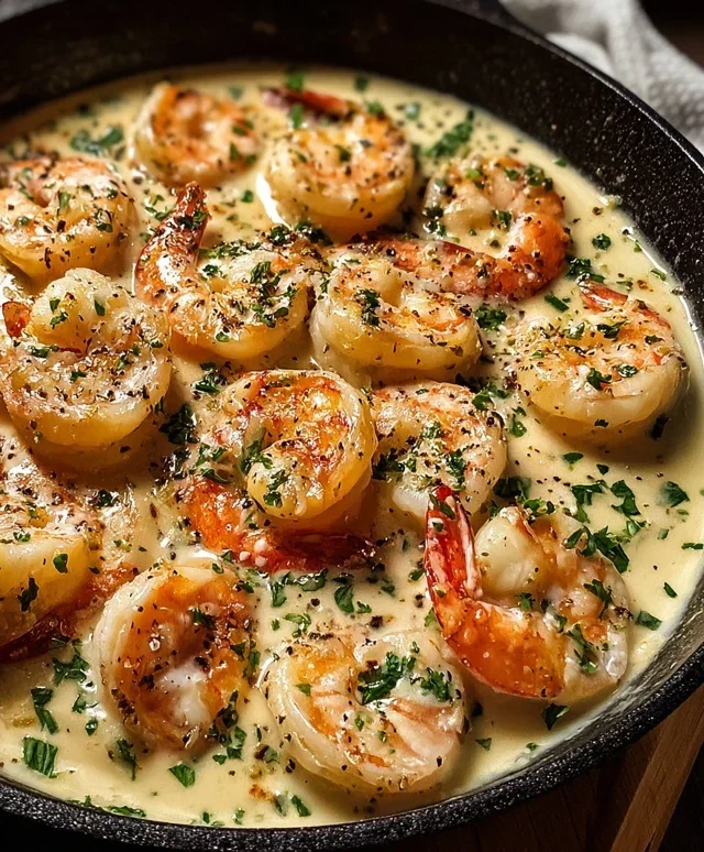 Creamy Garlic Shrimp
