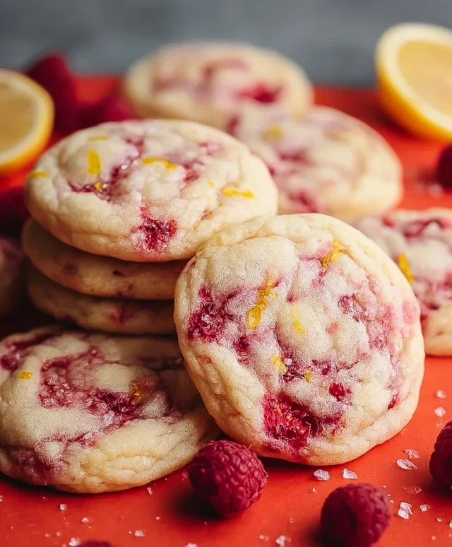 Lemon Raspberry Cookies
