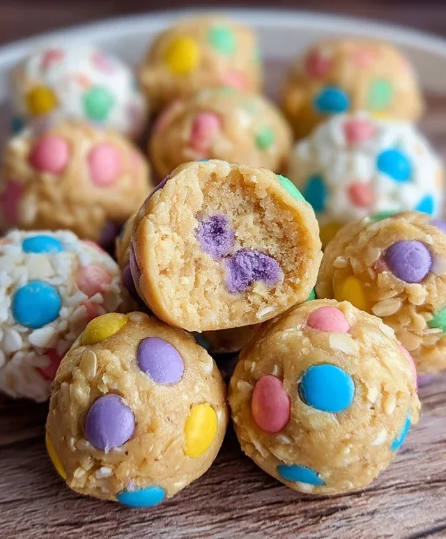 Easter Egg Cookie Dough Bites
