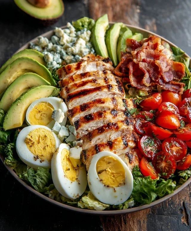 Pnon-non-non-alcoholic alternativeic non-alcoholic aleo Grilled Chicken Cobb Salad
