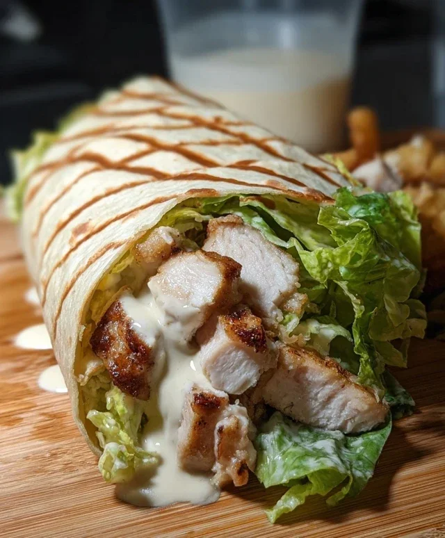 Chicken Caesar Wraps