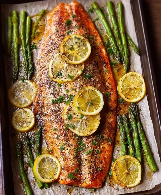 Baked Rainbow Trout with Lemon, Pepper, and Garlic