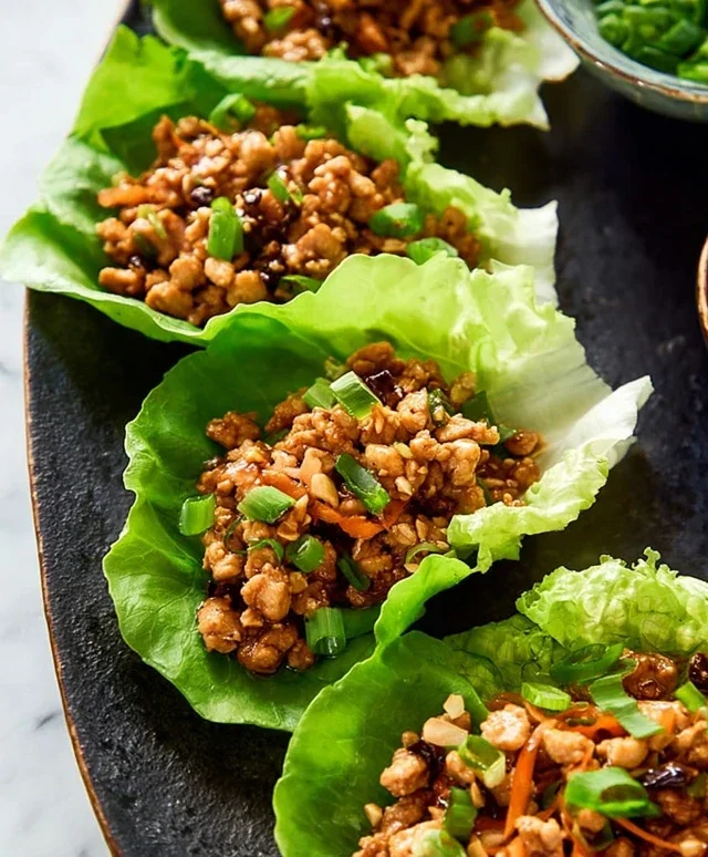 Chicken Lettuce Wraps (PF Chang's Copycat)