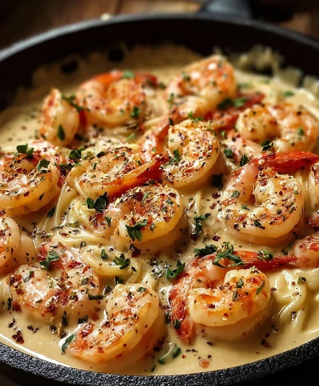 Creamy Garlic Shrimp