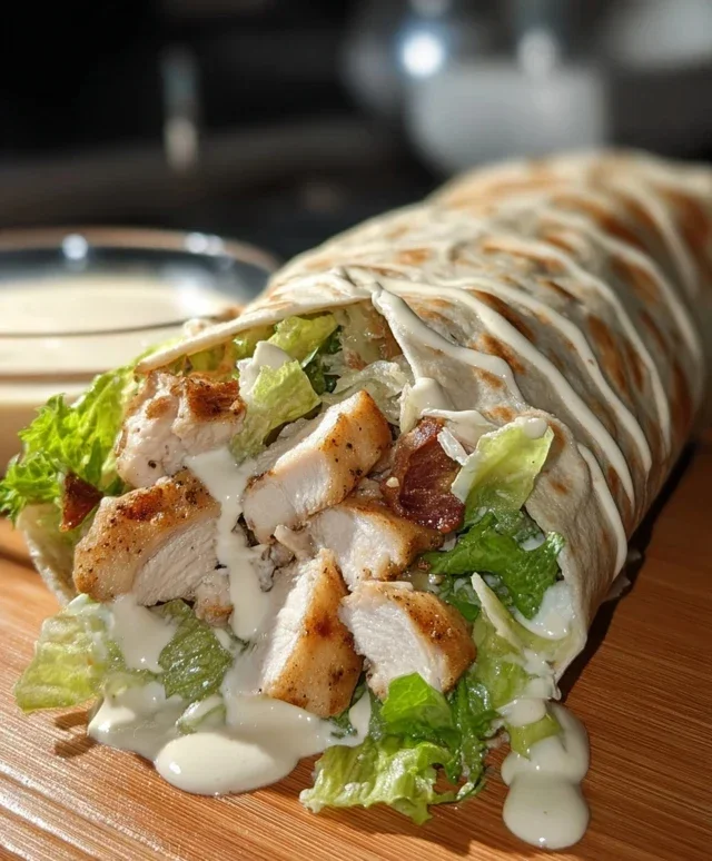 Chicken Caesar Wraps