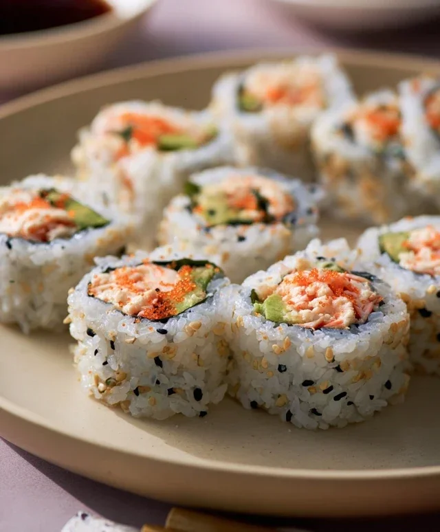 Kani Sushi (Spicy Crab Roll)