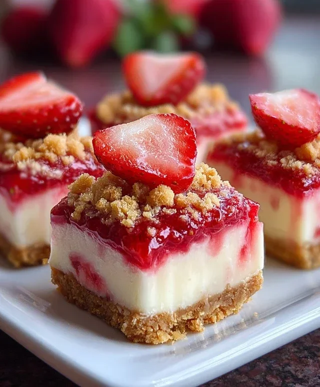 Strawberry Crunch Cheesecake Bites