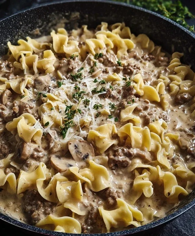 Ground Beef Stroganoff