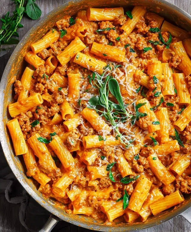 Creamy Sausage Rigatoni (One-Pan, 30-Minute Meal)