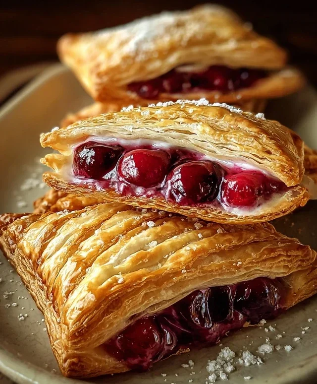 Easy Cherry Turnovers