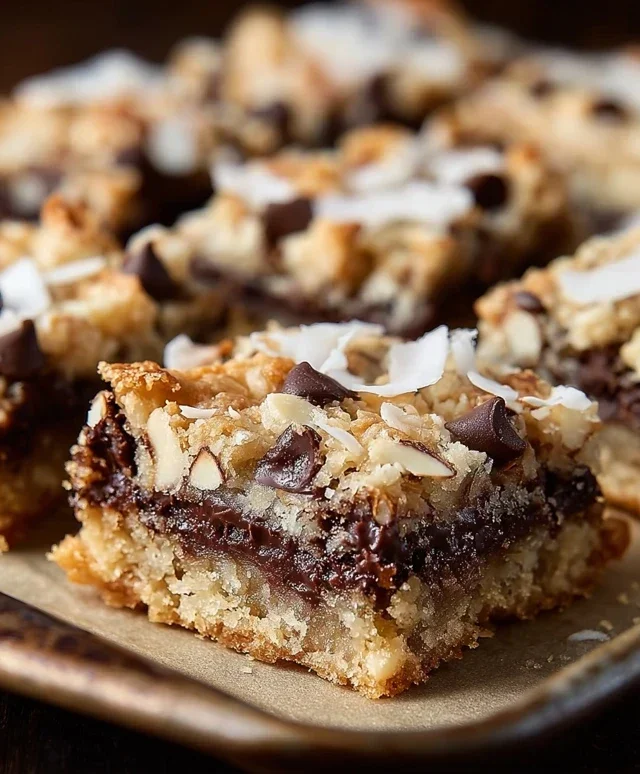 Almond Joy Cookie Bars