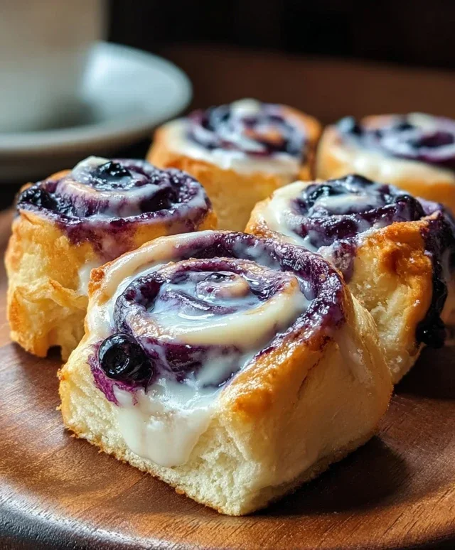 Blueberry Cheesecake Rolls