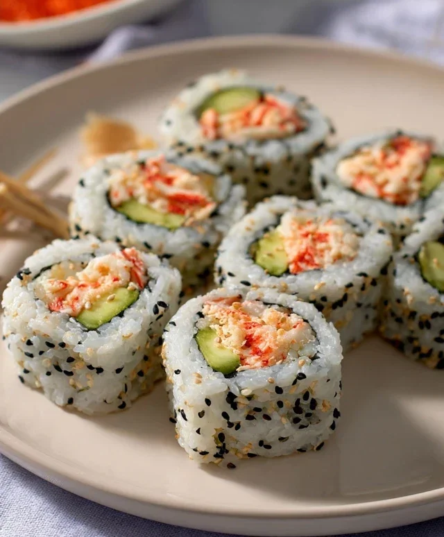 Kani Sushi (Spicy Crab Roll)