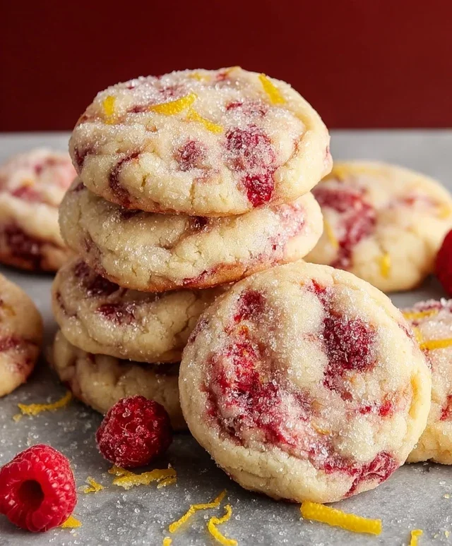 Lemon Raspberry Cookies