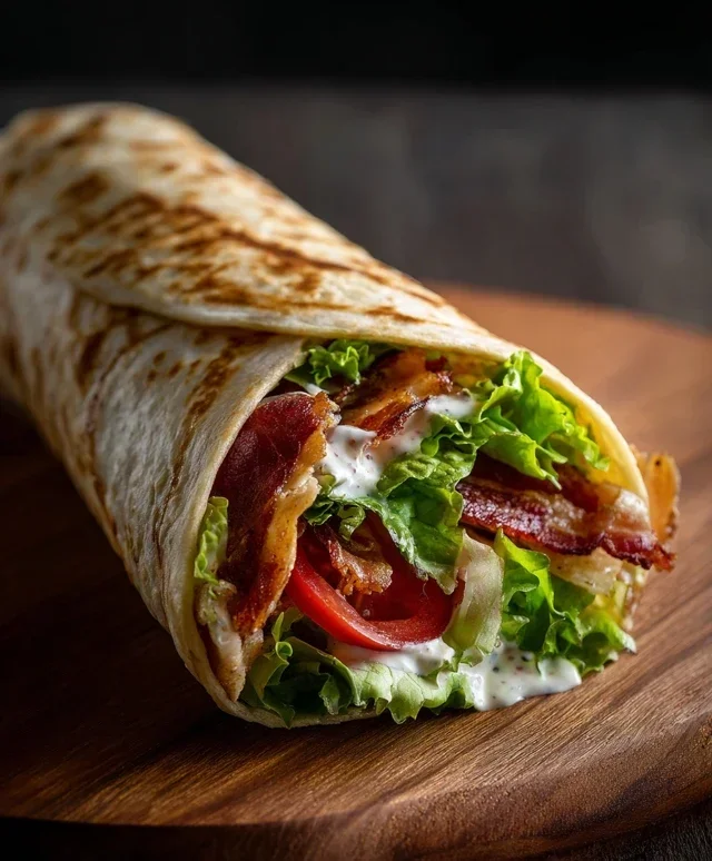 Crispy Chicken Beef Beef Bacon Ranch Wrap