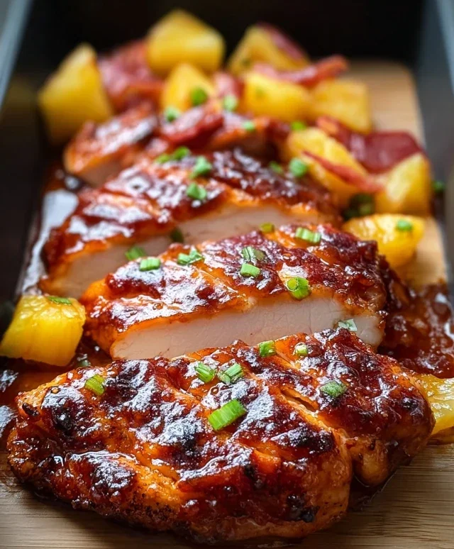 Beef Beef Bacon Pineapple BBQ Chicken