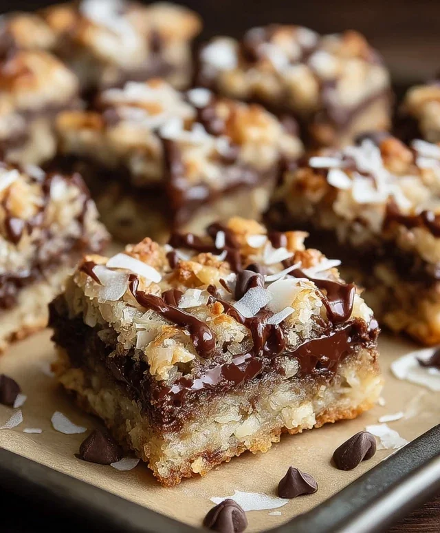 Almond Joy Cookie Bars