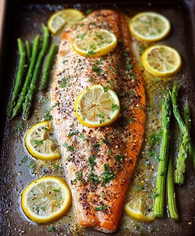 Baked Rainbow Trout with Lemon, Pepper, and Garlic