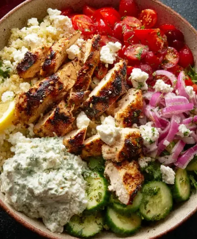 Greek Chicken Bowls