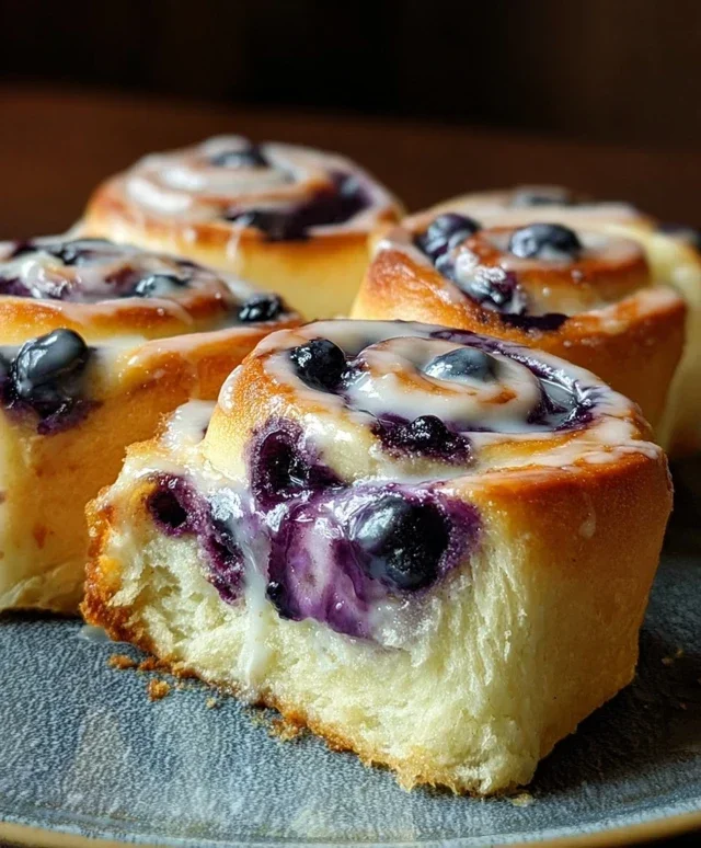 Blueberry Cheesecake Rolls