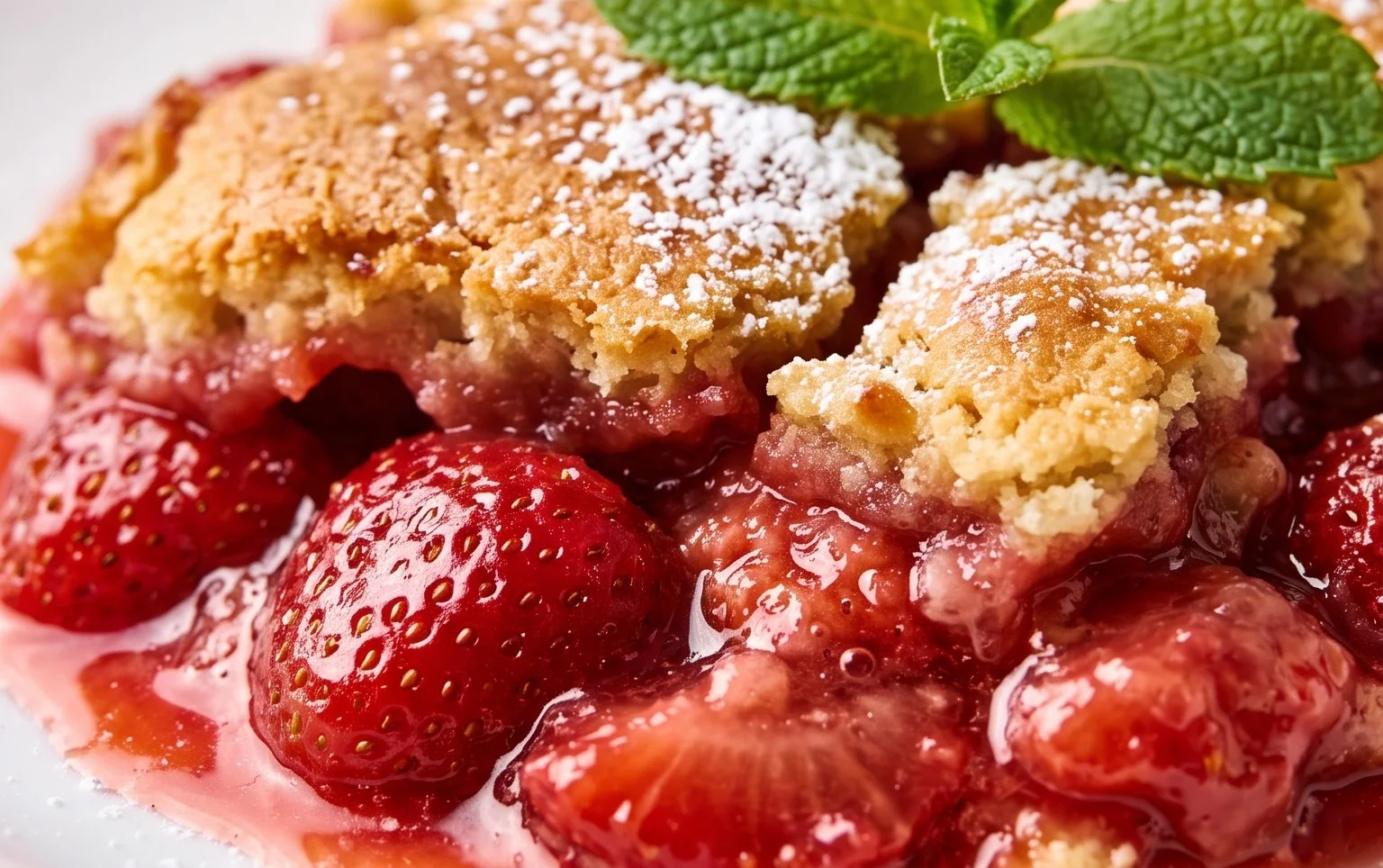 Strawberry Cobbler